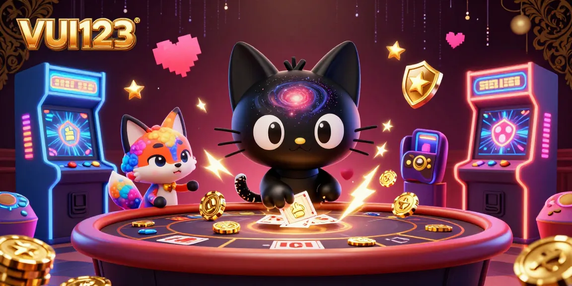 Experience thrilling gameplay with VUI123's vibrant cosmic casino features and captivating 3D graphics.