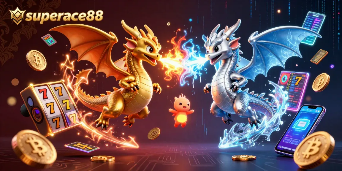 Experience thrilling gameplay at superace88 with captivating dragons and vibrant gambling elements.