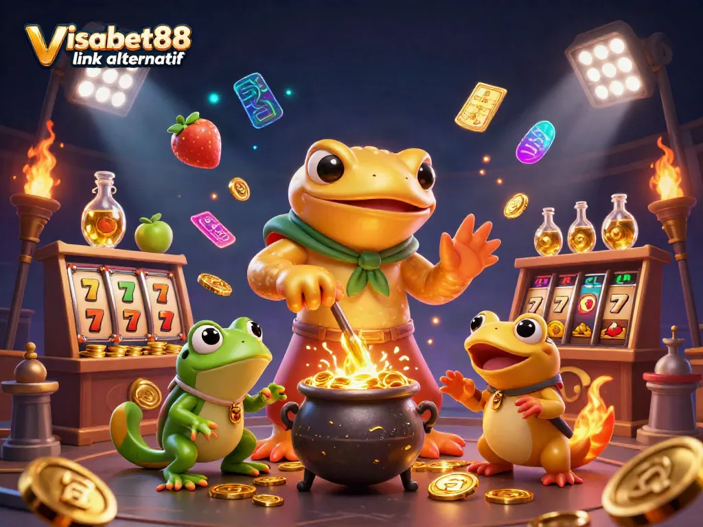 Place bets and explore the exciting visabet88 link alternatif scene with alchemists and gaming elements.