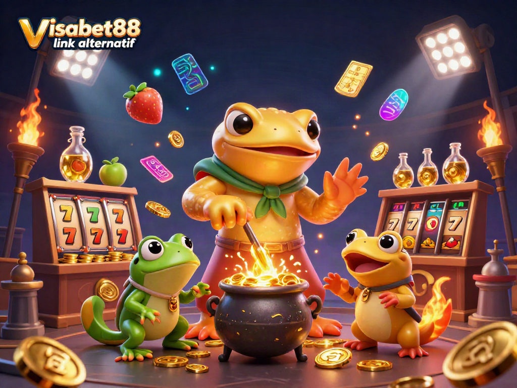 Place bets and explore the exciting visabet88 link alternatif scene with alchemists and gaming elements.