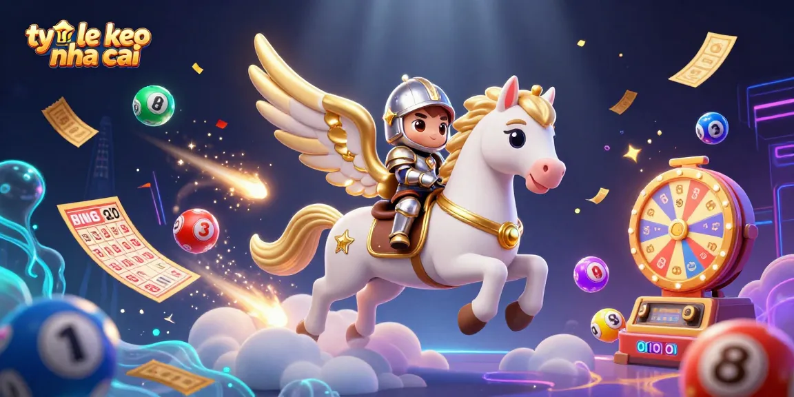 Bet on ty le keo nha cai for exciting 2026 betting experiences with vibrant lottery elements in a magical scene.