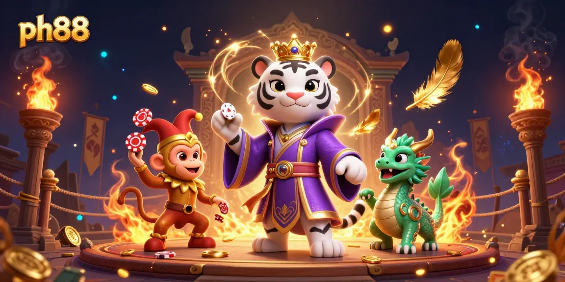 Experience exhilarating gameplay at ph88 with vibrant characters and rich casino elements!