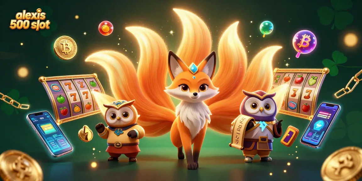 Engage in thrilling gameplay with the alexis 500 slot featuring vibrant characters and casino elements.