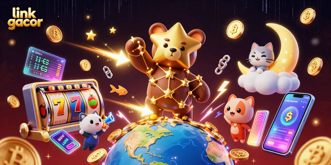 Experience thrilling gameplay with link gacor featuring sparkling slot reels and vibrant jackpot elements.