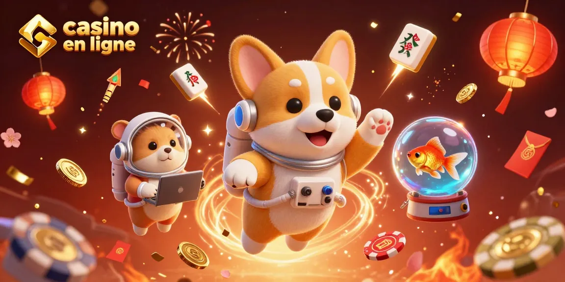 Profitez d'une expérience immersive de casino en ligne avec cette illustration 3D dynamique.