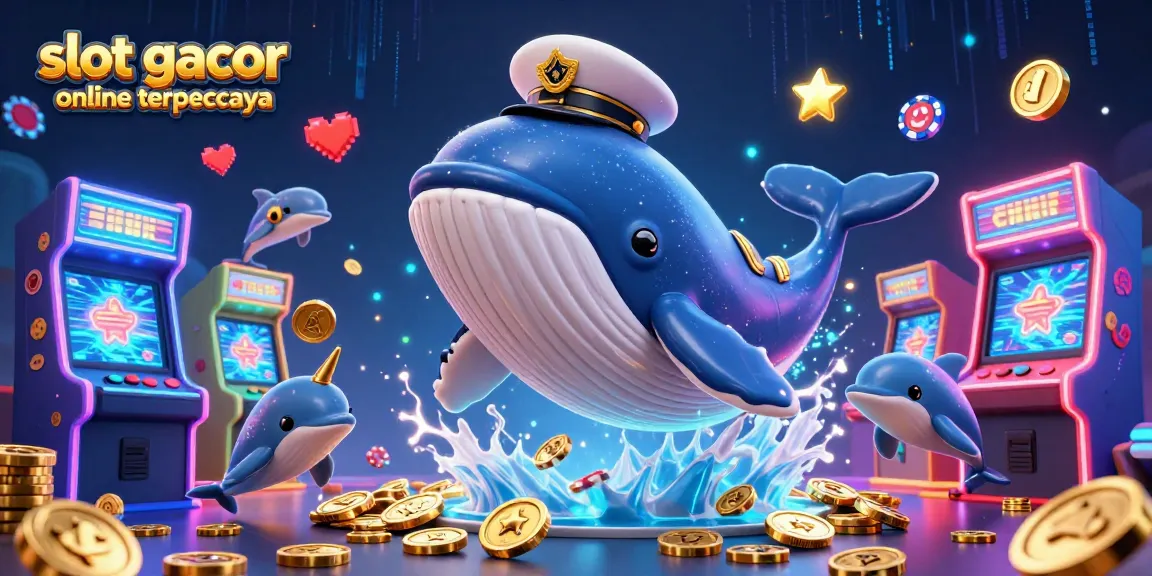 Menangkan slot gacor online terpercaya dengan gambar slot yang penuh keceriaan dan elemen kasino.