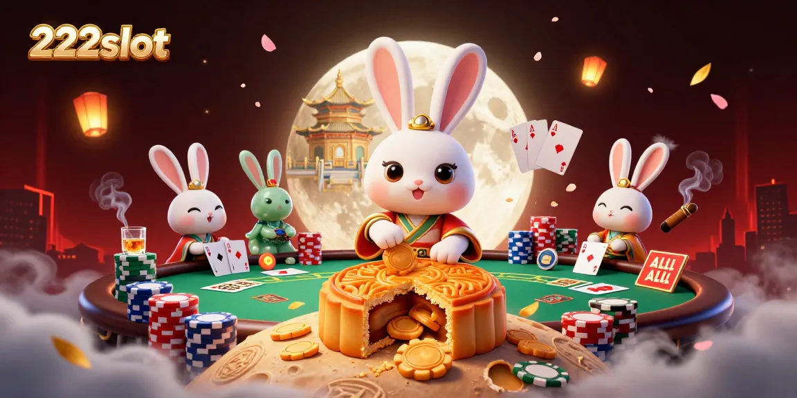 Putar gulungan di 222slot dan menangkan chip poker sambil merayakan festival bulan!