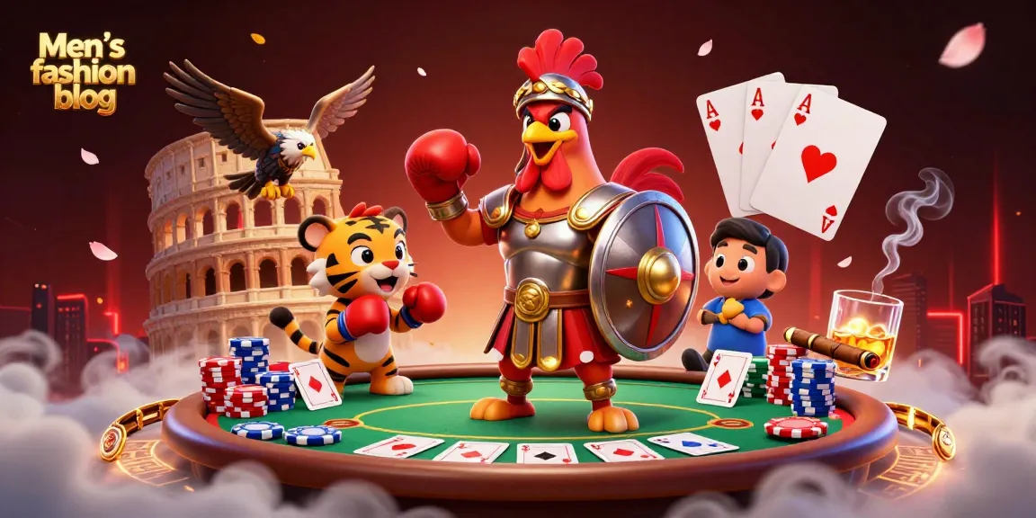 Engage with the Men’s fashion blog dynamic casino scene featuring thrilling poker elements and vibrant characters.